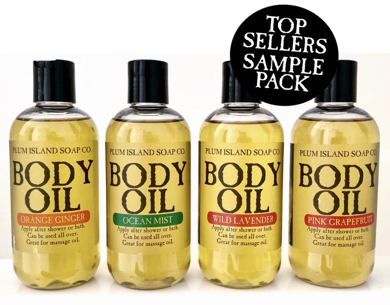 Body Oil SAMPLES - Lucretia's Body Oils & Sprays